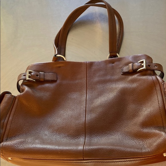 Brown leather authentic Prada satchel - Picture 3 of 6